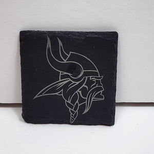 MN Viking Engraved Slate Coaster