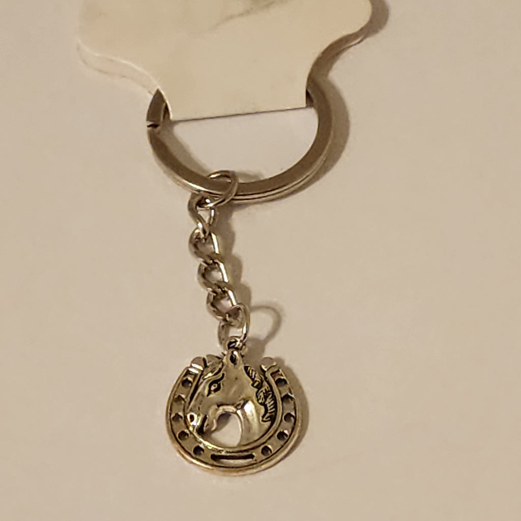 190 - Silver Horseshoe Charm