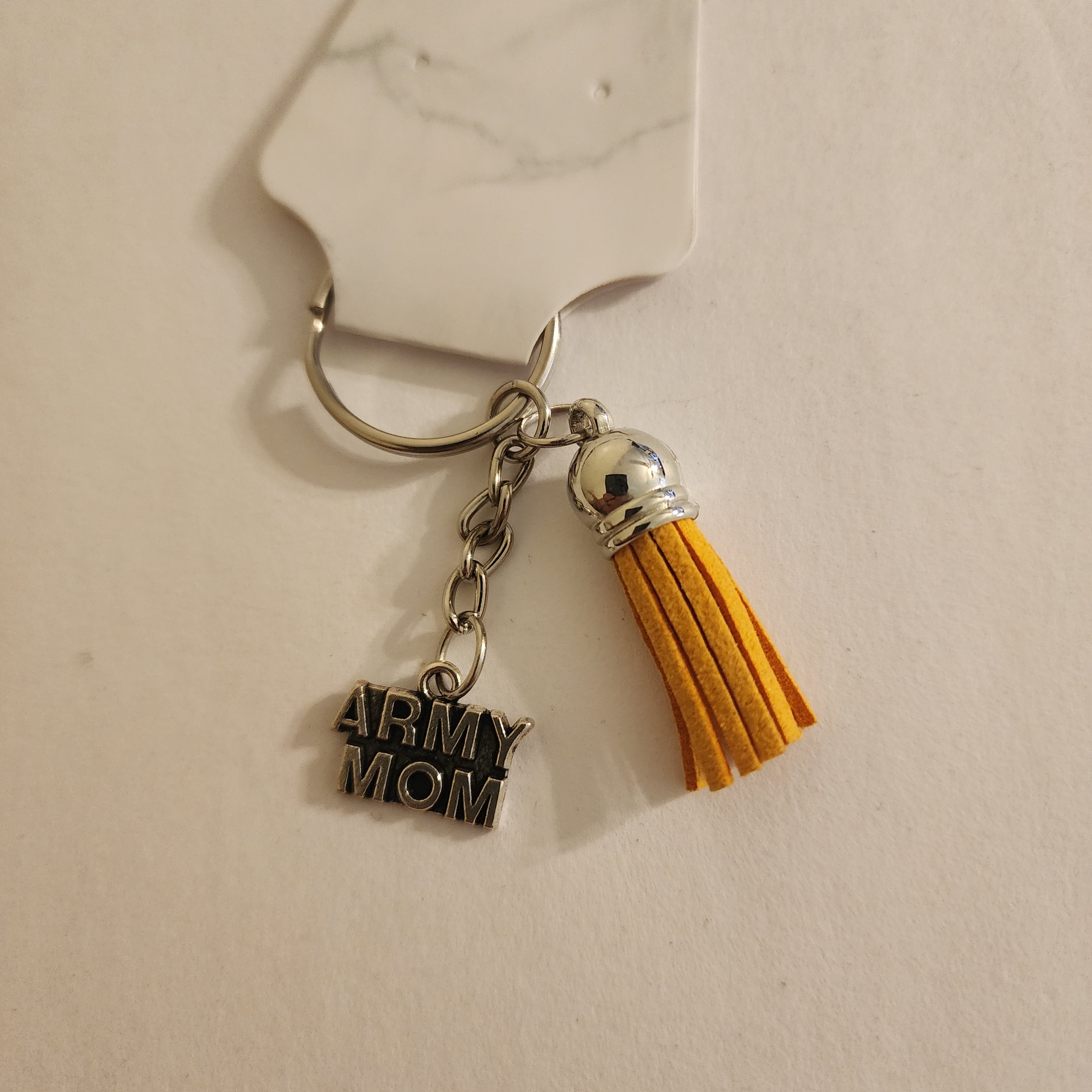 210 - Military Tasseled Keychain