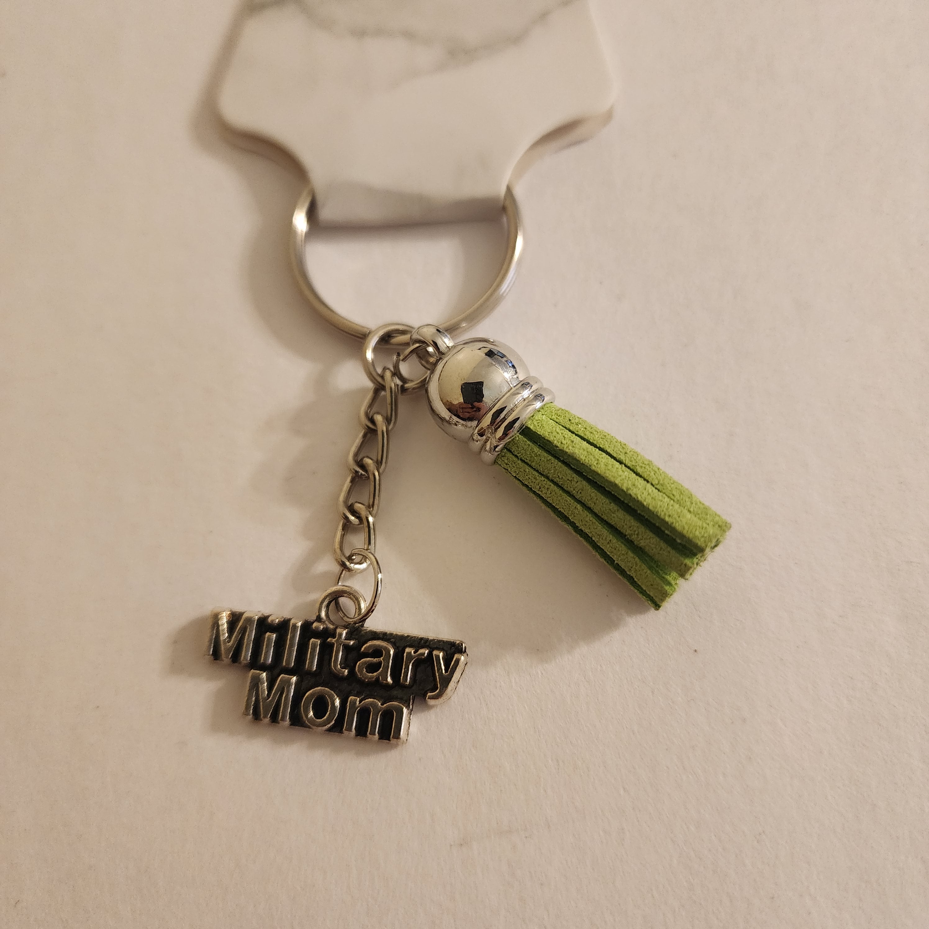 210 - Military Tasseled Keychain