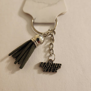 210 - Military Tasseled Keychain