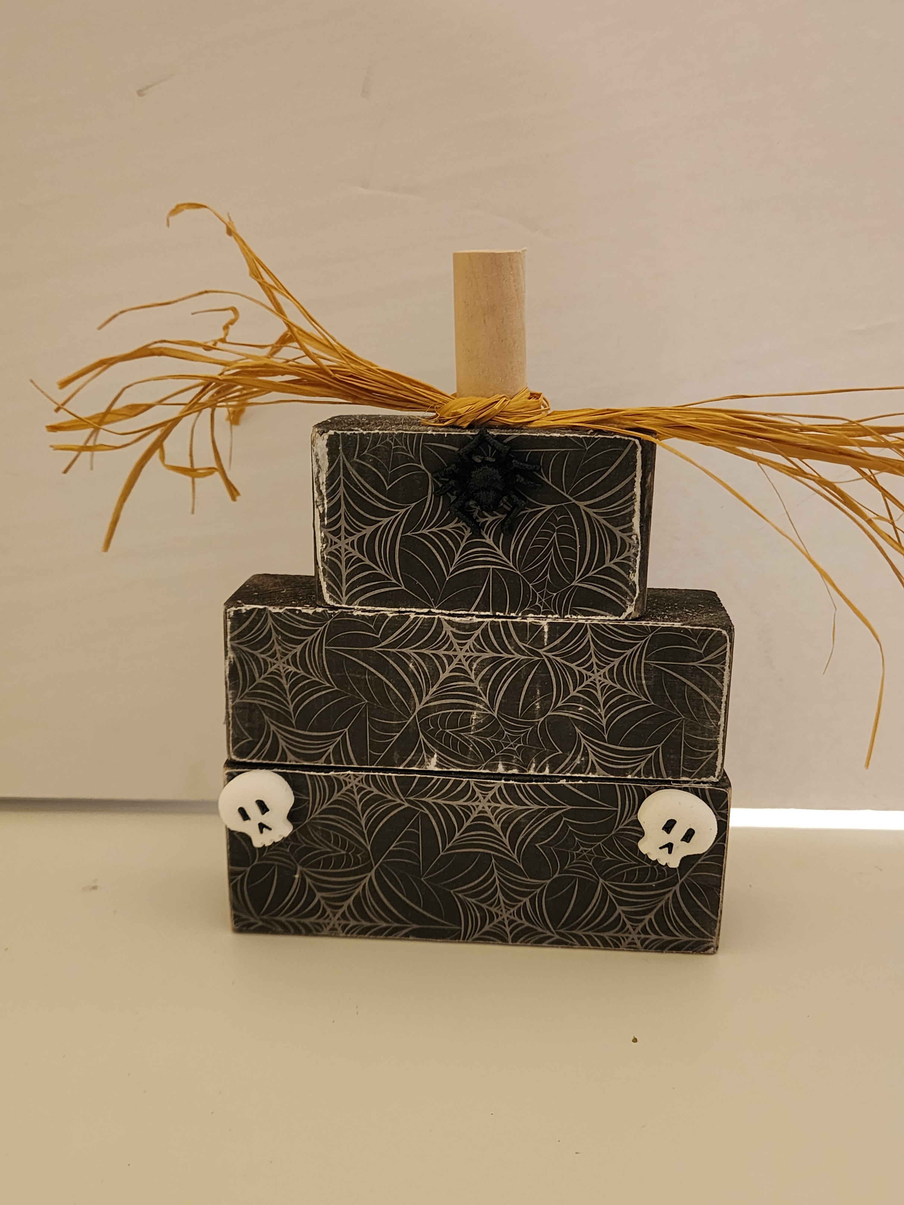 Spooky Block Stack Pumpkin