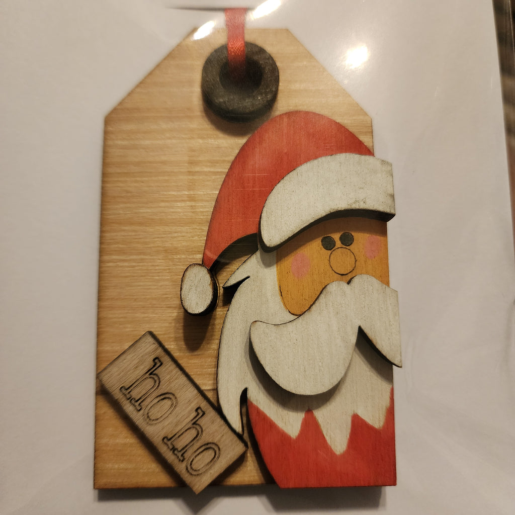 540 - Santa Tag Ornament