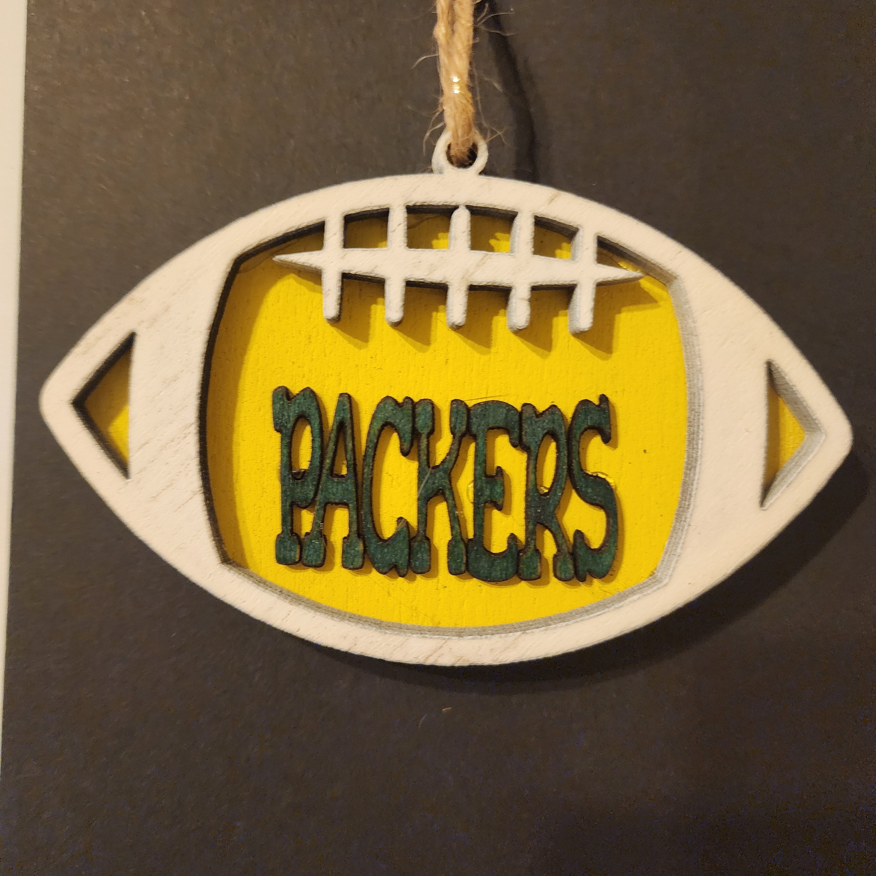 564 - Football Faves Wooden Ornament