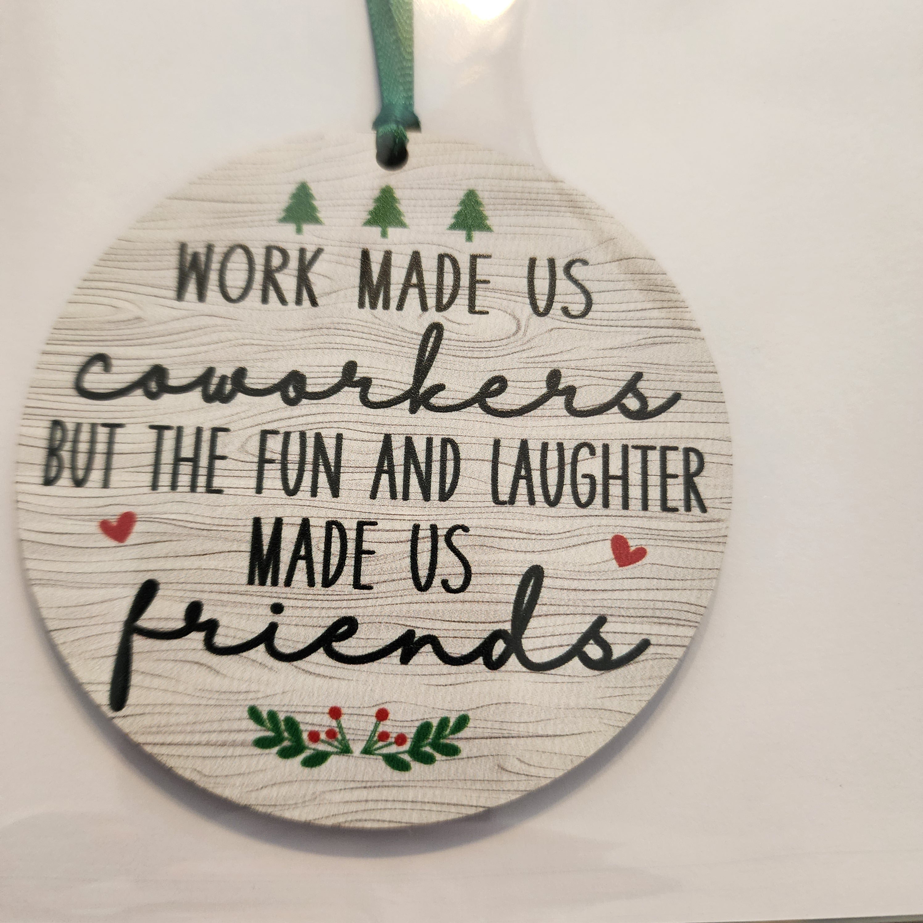 569 - Coworkers Sublimated Ornament