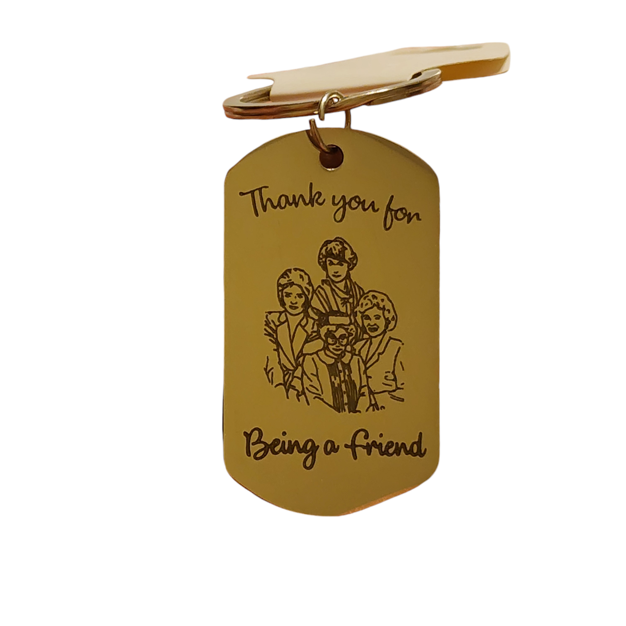 219 - Thank You For Being A Friend Keychain