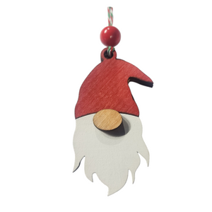 541 - Wooden Gnomie Homie Ornament