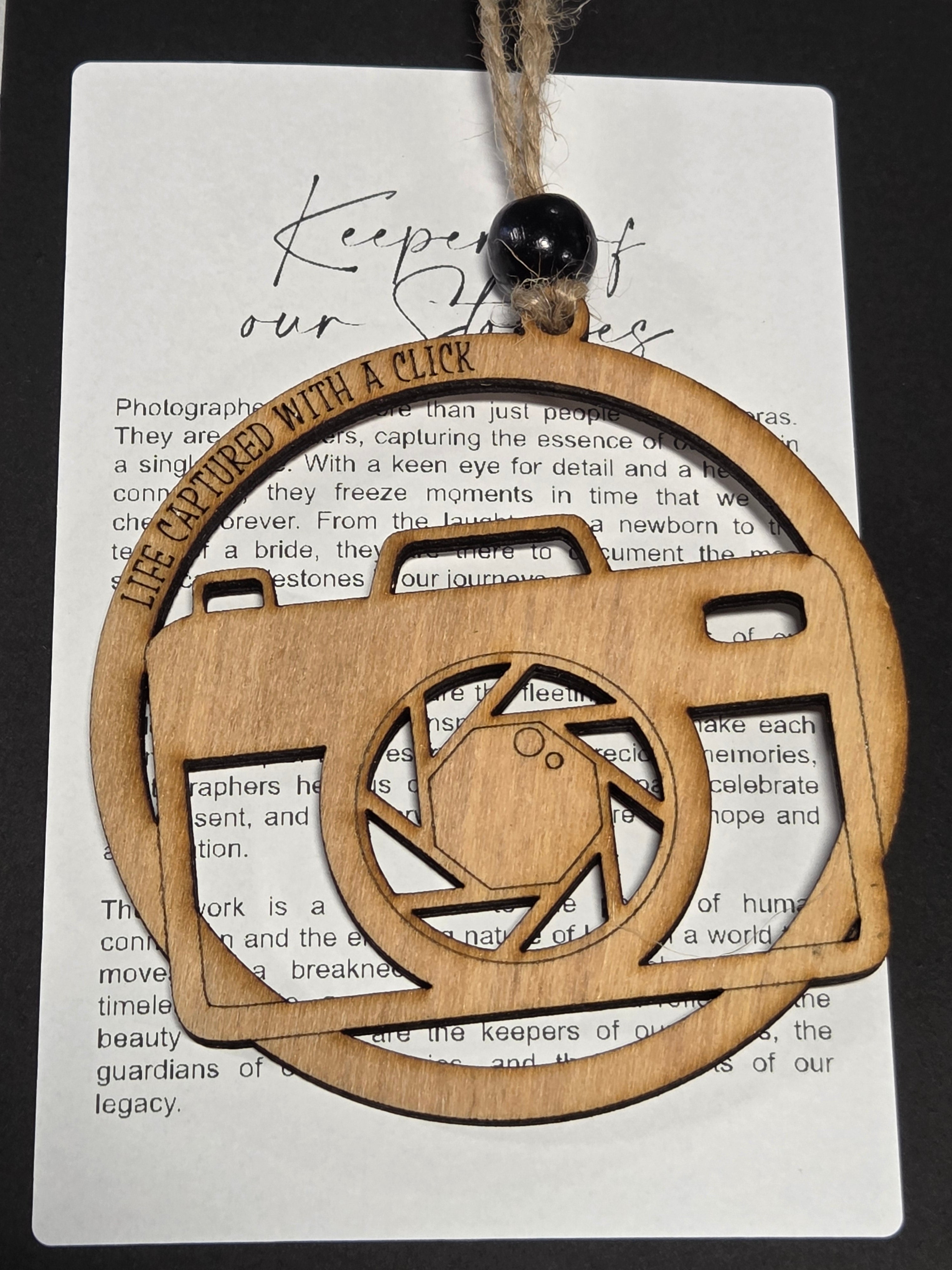 506 - Keepers of our Stories Photographer Storycard Ornament