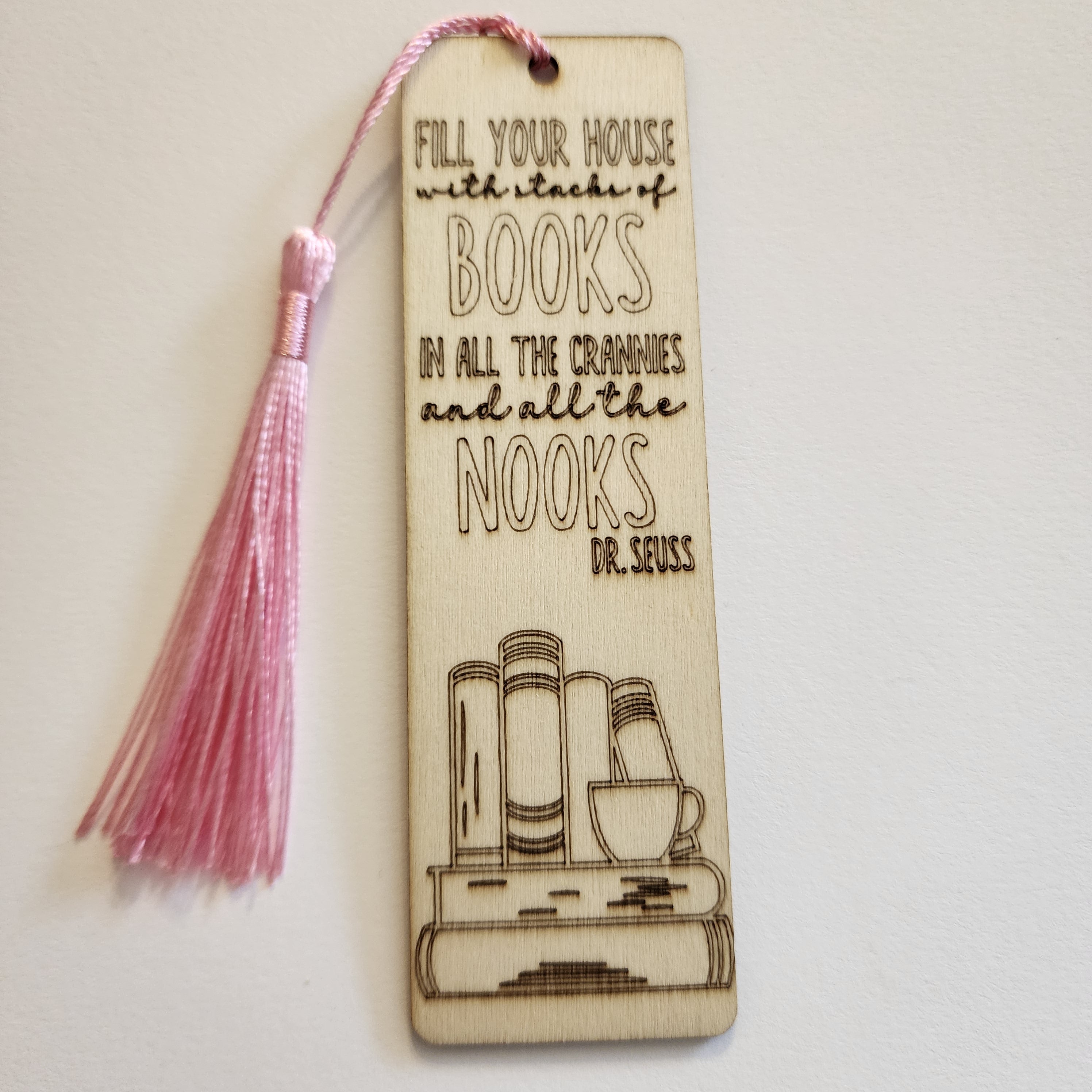 Wooden Engraved Bookmarks