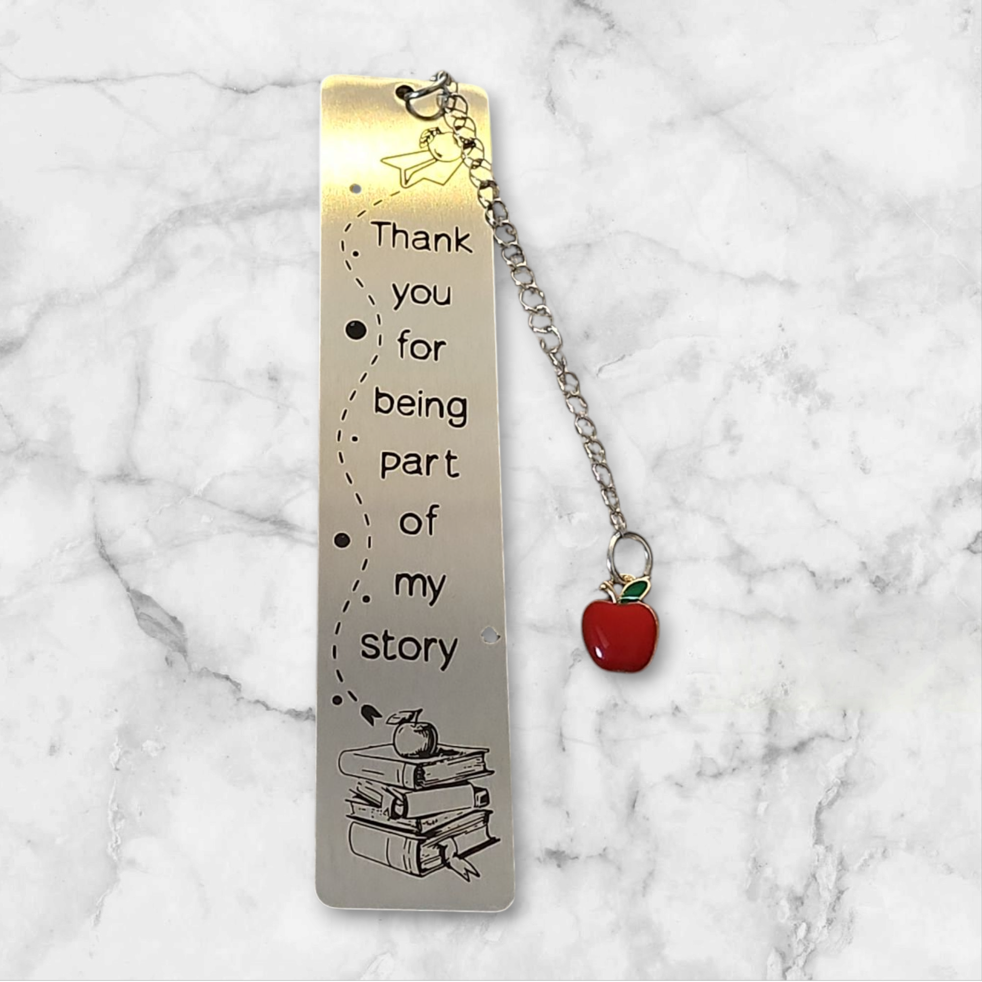 1026- Thank You For Being A Part of My Story Stainless Steel Bookmark