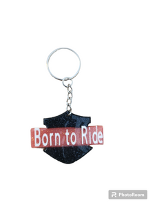 115 - Motrocycle Resin Keychain