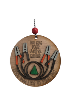 514 - Jumper Cables Ornament