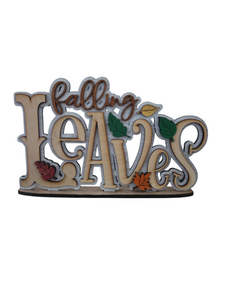 Falling Leaves Sign