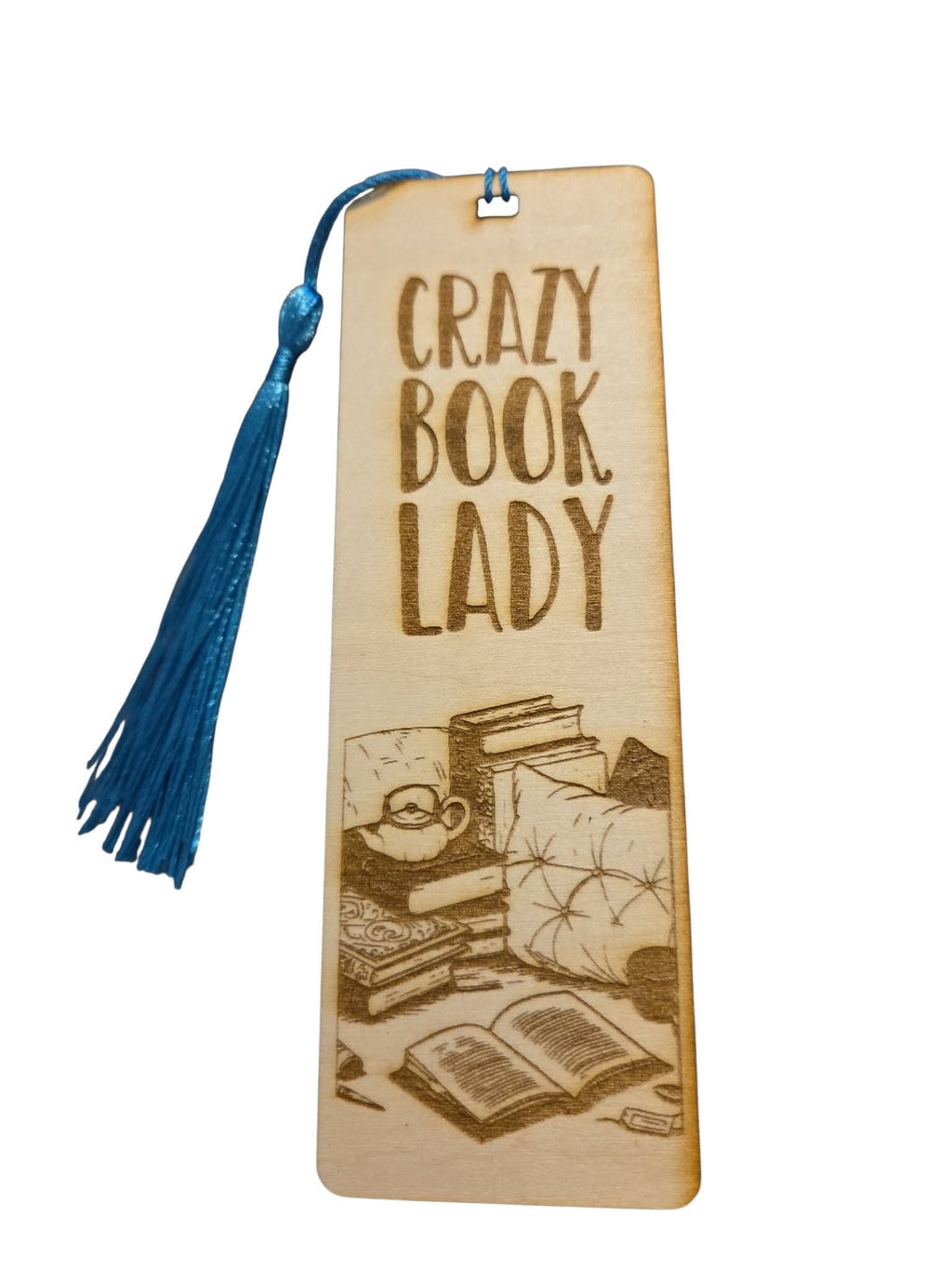 1029- Crazy Book Lady Bookmark