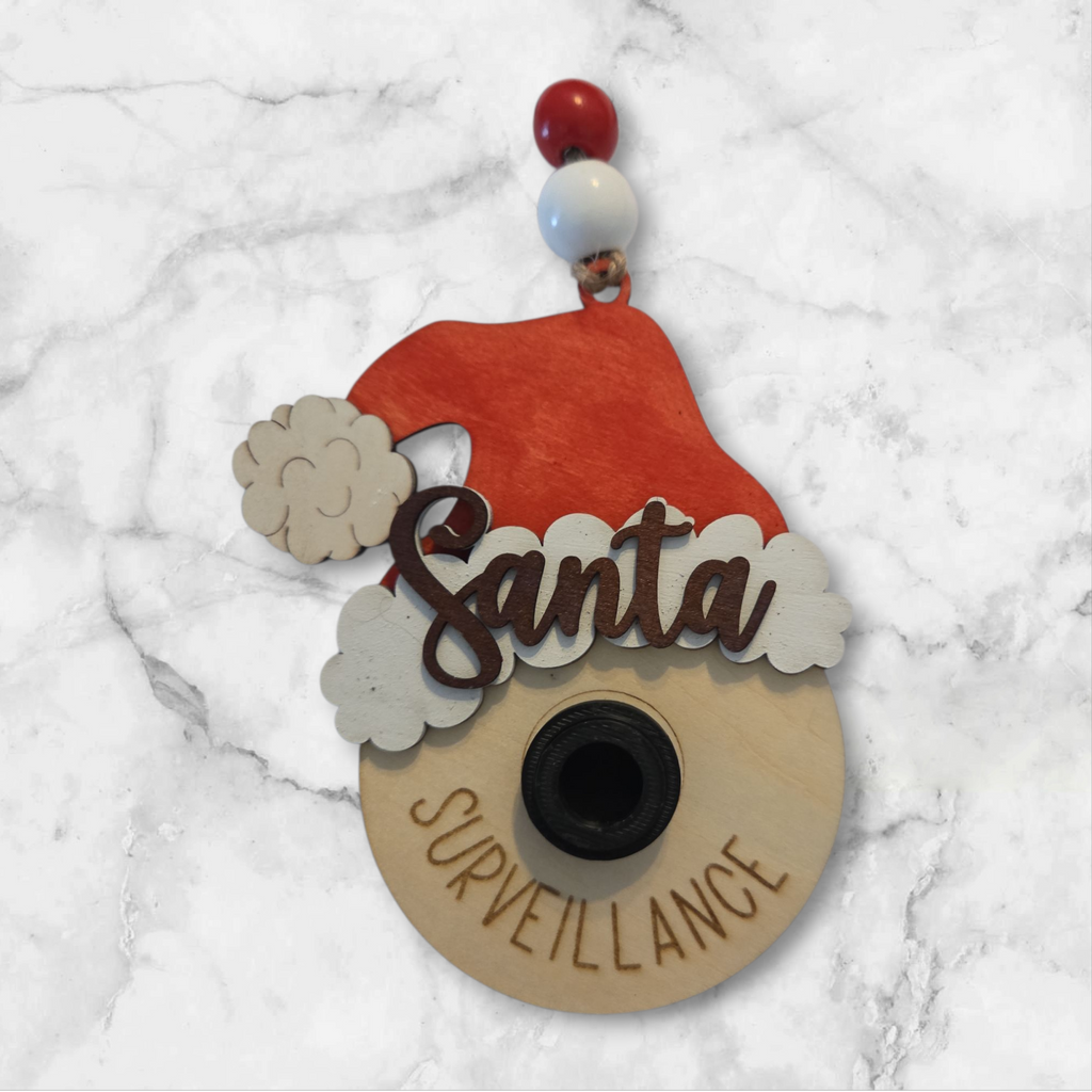 507 - Santa Surveillance Ornament