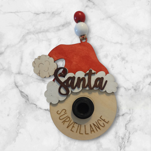 507 - Santa Surveillance Ornament