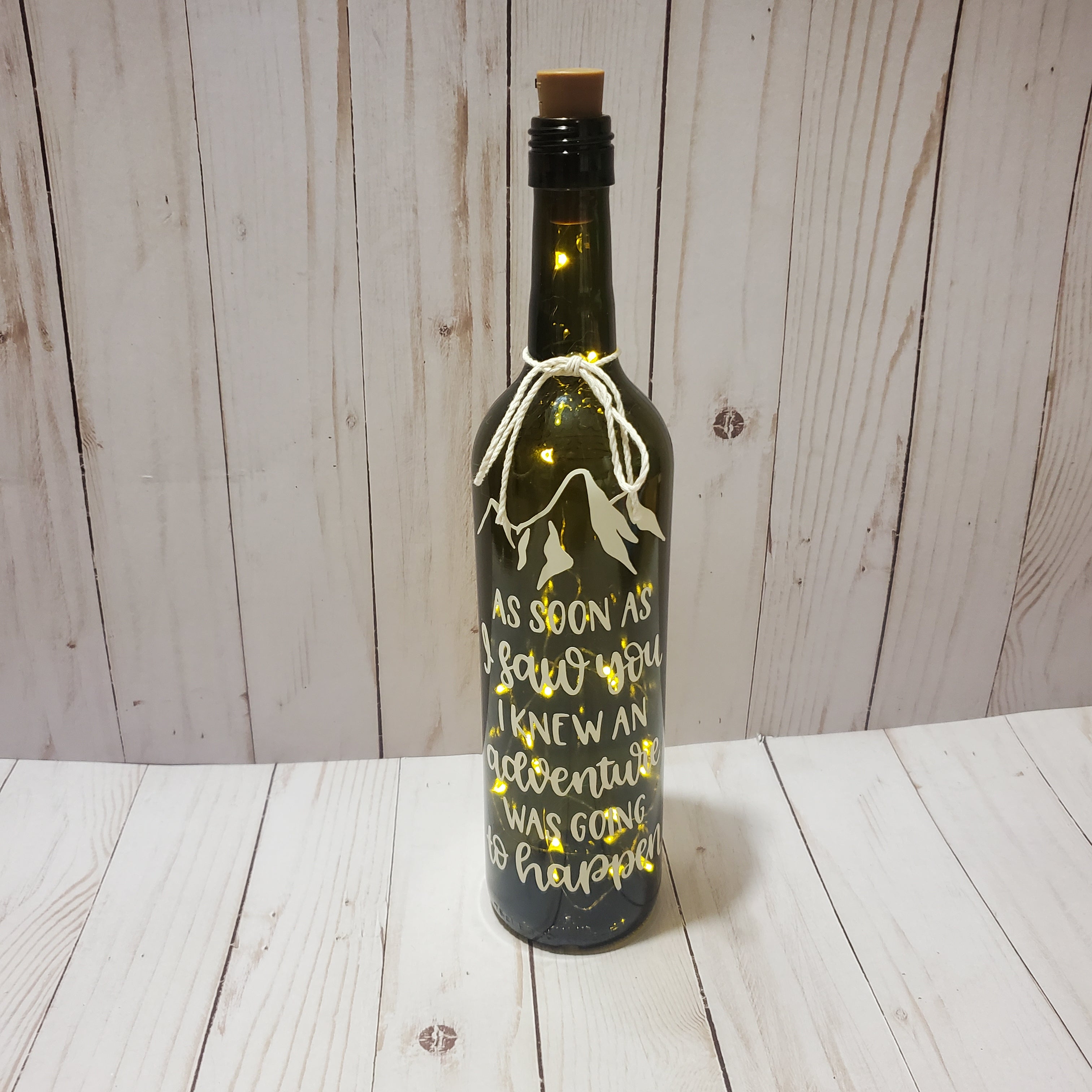 Adventures Seen Lighted Bottle