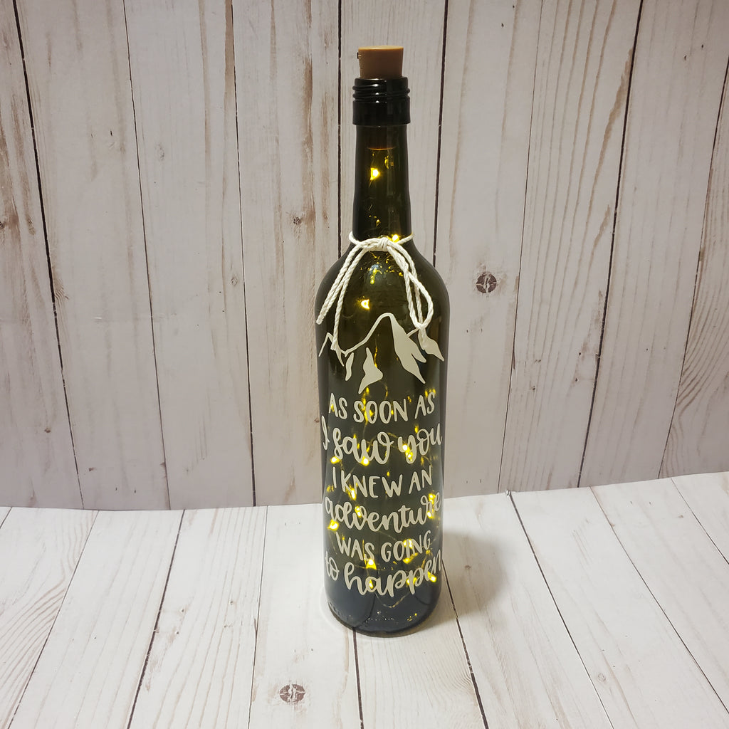 Adventures Seen Lighted Bottle