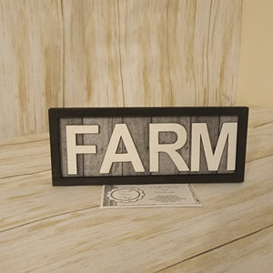 Framed Mini Sign