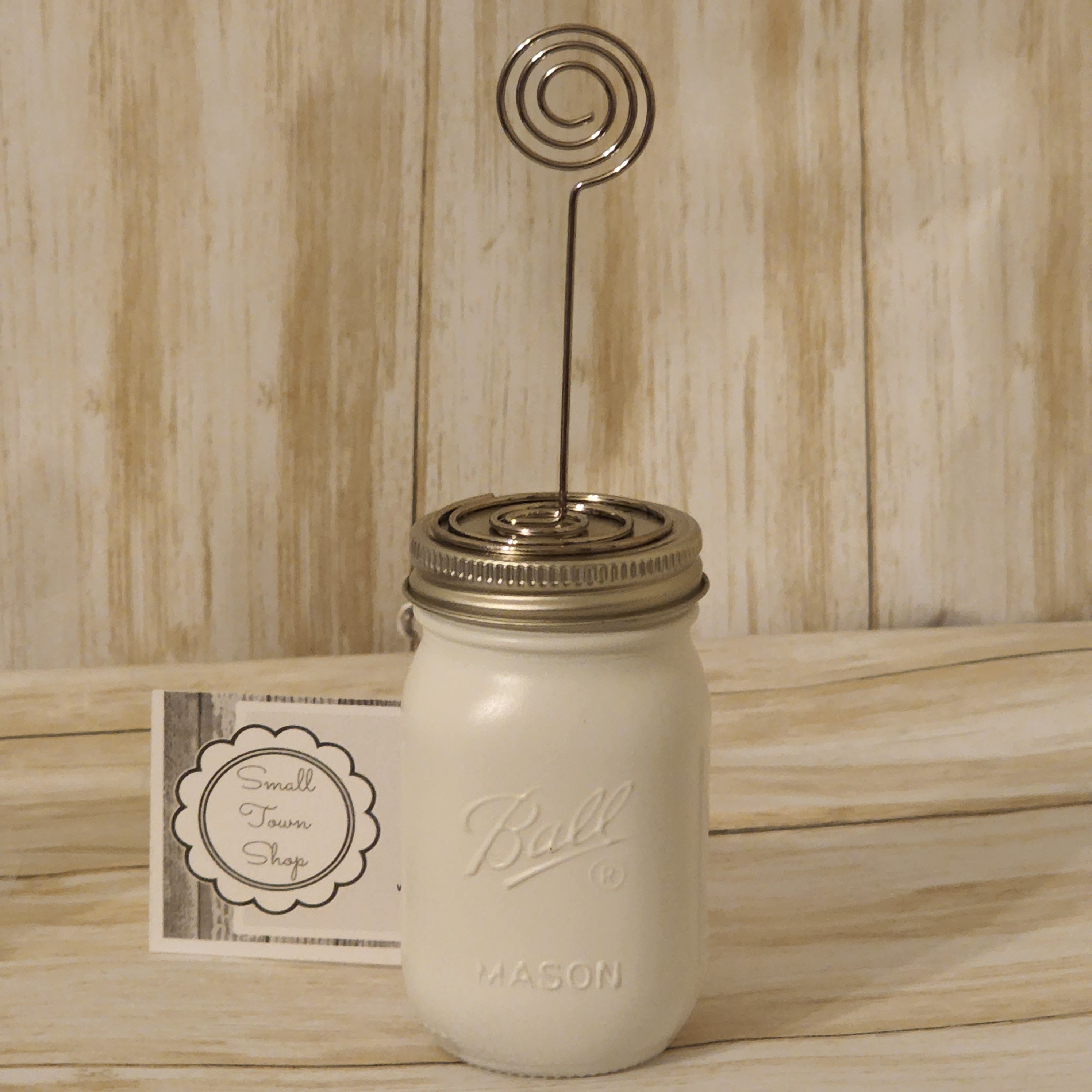 Mini Jar Photo Holder