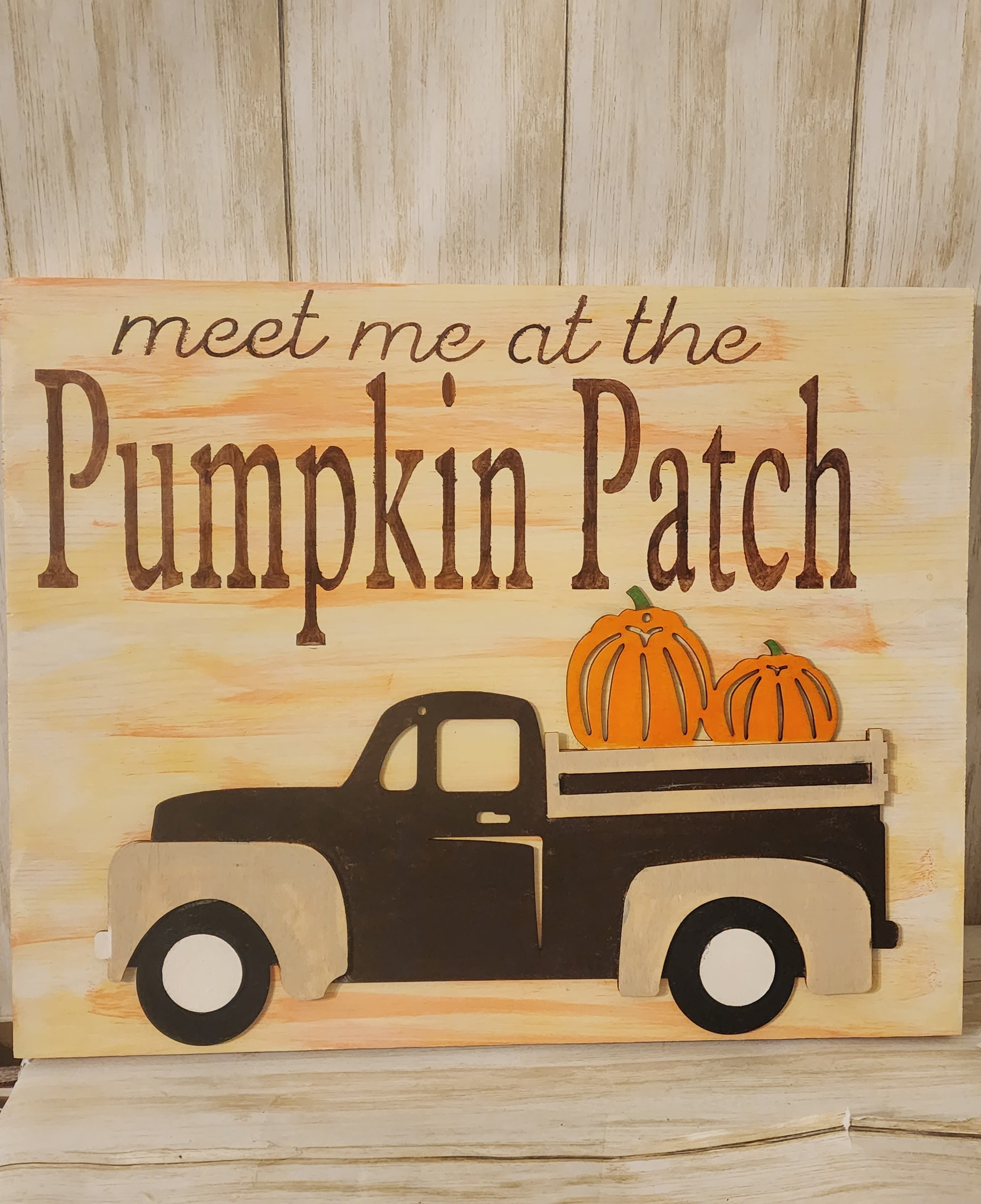 Meet Me at the Pumpkin Patch Sign