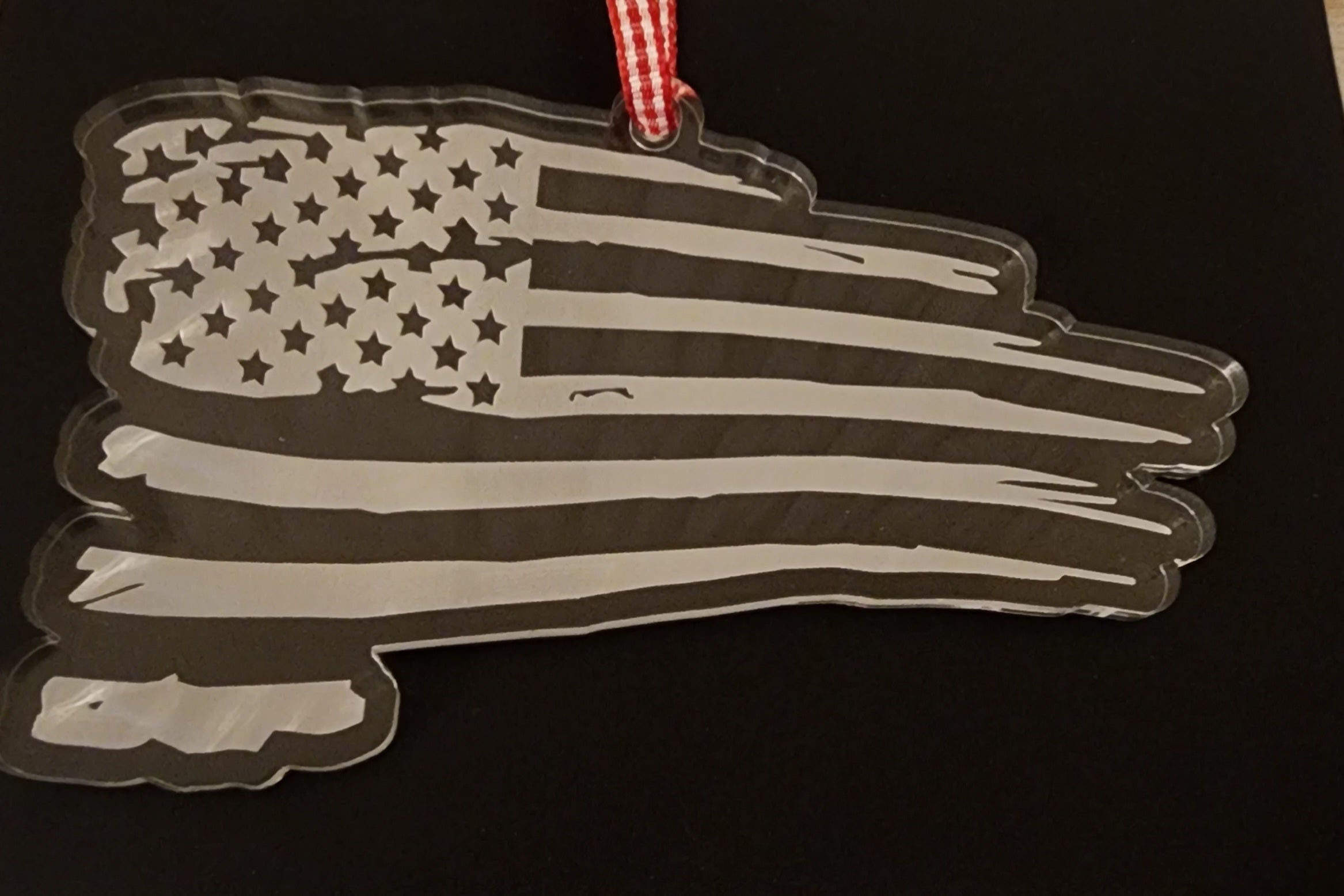 526- Acrylic Flag Ornament